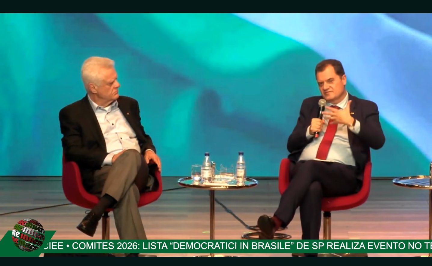 Comites 2026: A lista Democratici in Brasile de SP realiza evento no Teatro CIEE